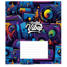 Зошит учнівський "Cool boys club" 018-3334L-2 в лінію, 18 аркушів  (018-3334L-2)