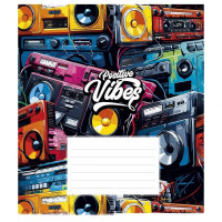 Зошит учнівський "Cool boys club" 018-3334L-3 в лінію, 18 аркушів  (018-3334L-3)