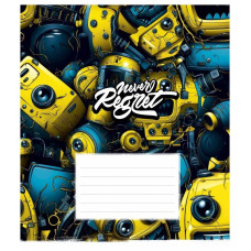 Зошит учнівський "Cool boys club" 018-3334L-5 в лінію, 18 аркушів  (018-3334L-5)