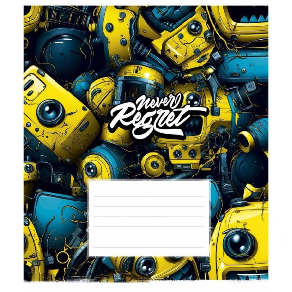 Зошит учнівський "Cool boys club" 018-3334L-5 в лінію, 18 аркушів  (018-3334L-5)