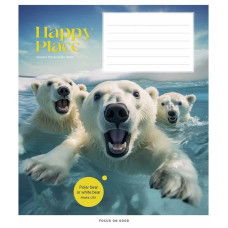 Зошит учнівський "Wild selfie" 018-3352L-1 в лінію, 18 аркушів  (018-3352L-1)