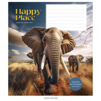 Зошит учнівський "Wild selfie" 018-3352L-3 в лінію, 18 аркушів  (018-3352L-3)