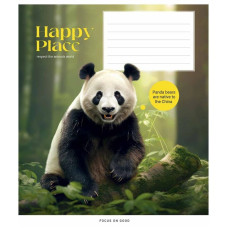 Зошит учнівський "Wild selfie" 018-3352L-4 в лінію, 18 аркушів  (018-3352L-4)