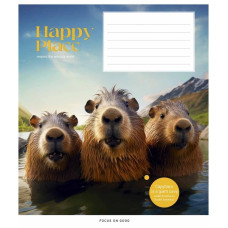 Зошит учнівський "Wild selfie" 018-3352L-5 в лінію, 18 аркушів  (018-3352L-5)