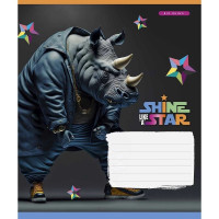 Зошит учнівський "Dance star" 018-3276L-2 в лінію, 18 аркушів  (018-3276L-2)