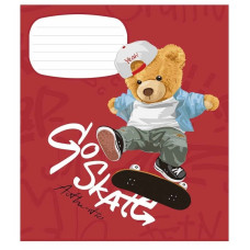 Зошит учнівський "Stay Strong" 018-3308L-1 в лінію, 18 аркушів  (018-3308L-1)