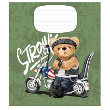 Зошит учнівський "Stay Strong" 018-3308L-4 в лінію, 18 аркушів  (018-3308L-4)