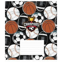 Зошит учнівський "Champions" 024-3342K-1 в клітинку, 24 аркушів (024-3342K-1)