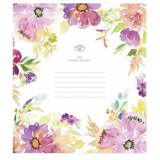 Зошит учнівський "Tender Garden" 024-3378K-2 в клітинку, 24 аркушів (024-3378K-2)