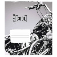 Зошит учнівський "Just be cool" 024-3383K-2 в клітинку, 24 аркушів (024-3383K-2)