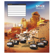 Зошит учнівський "Space singularity" 024-3384K-4 в клітинку, 24 аркушів (024-3384K-4)