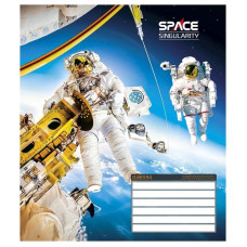 Зошит учнівський "Space singularity" 024-3384K-5 в клітинку, 24 аркушів (024-3384K-5)