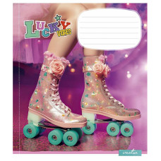 Зошит учнівський "Lucku Vibes" 024-3360K-2 в клітинку, 24 аркушів (024-3360K-2)