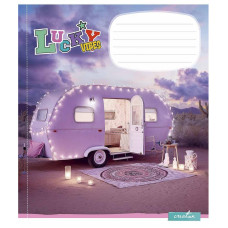 Зошит учнівський "Lucku Vibes" 024-3360K-3 в клітинку, 24 аркушів (024-3360K-3)