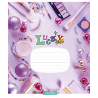 Зошит учнівський "Lucku Vibes" 024-3360K-4 в клітинку, 24 аркушів (024-3360K-4)
