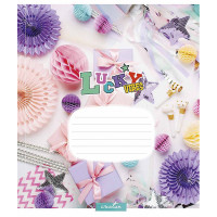 Зошит учнівський "Lucku Vibes" 024-3360K-5 в клітинку, 24 аркушів (024-3360K-5)