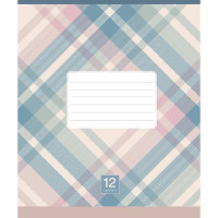 Зошит учнівський "Plaid pattern" 024-3345K-3 в клітинку, 24 аркуша (024-3345K-3)