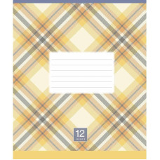 Зошит учнівський "Plaid pattern" 024-3345K-5 в клітинку, 24 аркуша (024-3345K-5)