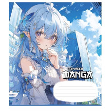 Зошит учнівський "Manga style" 024-3323K-2 в клітинку, 24 аркушів (024-3323K-2)