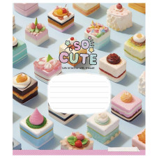 Зошит учнівський "So Cute" 024-3359K-1 в клітинку, 24 аркушів (024-3359K-1)