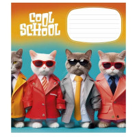 Зошит учнівський "Cool School" 024-3307L-4 в лінію, 24 аркушів  (024-3307L-4)