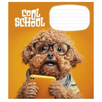 Зошит учнівський "Cool School" 024-3307L-5 в лінію, 24 аркушів  (024-3307L-5)