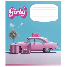 Зошит учнівський "Girly" 024-3330L-2 в лінію, 24 аркушів  (024-3330L-2)