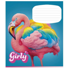 Зошит учнівський "Girly" 024-3330L-5 в лінію, 24 аркушів  (024-3330L-5)
