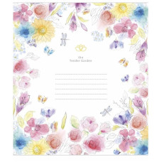 Зошит учнівський "Tender Garden" 024-3378L-5 в лінію, 24 аркушів  (024-3378L-5)