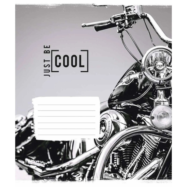Зошит учнівський "Just be cool" 024-3383L-2 в лінію, 24 аркушів  (024-3383L-2)