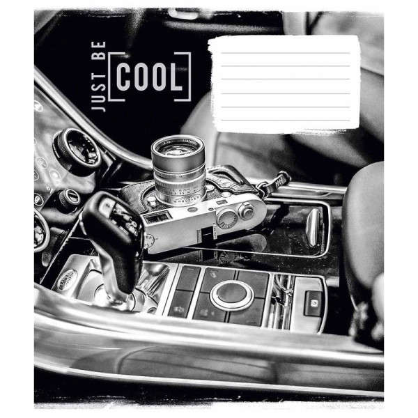 Зошит учнівський "Just be cool" 024-3383L-4 в лінію, 24 аркушів  (024-3383L-4)