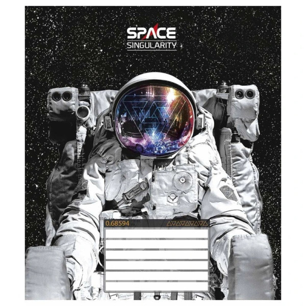 Зошит учнівський "Space singularity" 024-3384L-1 в лінію, 24 аркушів  (024-3384L-1)