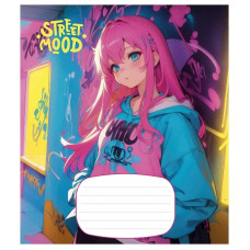 Зошит учнівський "Manga style" 024-3272L-3 в лінію, 24 аркушів  (024-3272L-3)