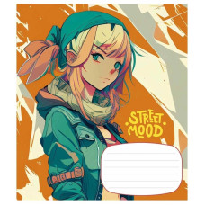 Зошит учнівський "Manga style" 024-3272L-4 в лінію, 24 аркушів  (024-3272L-4)