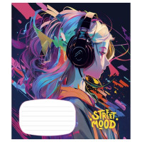 Зошит учнівський "Manga style" 024-3272L-5 в лінію, 24 аркушів  (024-3272L-5)