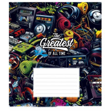 Зошит учнівський "Cool boys club" 024-3334L-1 в лінію, 24 аркушів  (024-3334L-1)