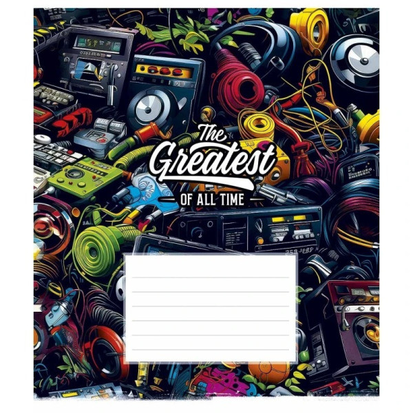 Зошит учнівський "Cool boys club" 024-3334L-1 в лінію, 24 аркушів  (024-3334L-1)