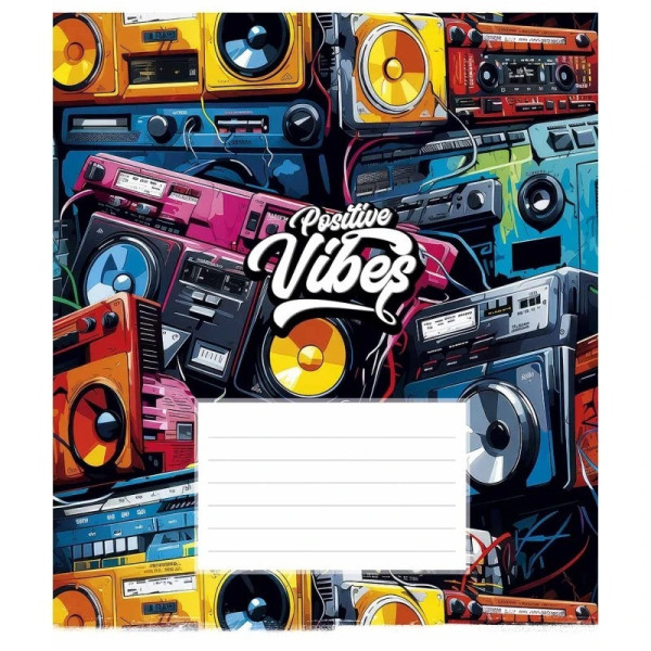 Зошит учнівський "Cool boys club" 024-3334L-3 в лінію, 24 аркушів  (024-3334L-3)