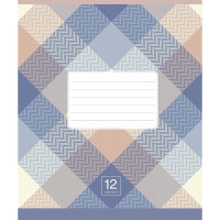 Зошит учнівський "Plaid pattern" 024-3345L-4 в лінію, 24 аркушів  (024-3345L-4)