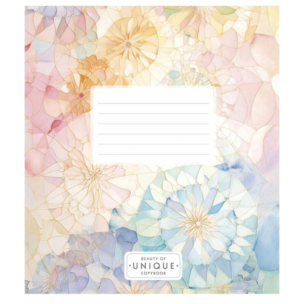 Зошит учнівський "Unique" 024-3372L-4 в лінію, 24 аркушів  (024-3372L-4)