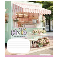 Зошит учнівський "Cute things" 024-3359L-5 в лінію, 24 аркушів  (024-3359L-5)