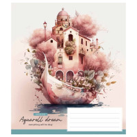 Зошит загальний "Aquarell dream" 036-3289L-2 у лінію, 36 аркушів (036-3289L-2)