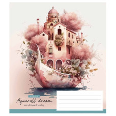 Зошит загальний "Aquarell dream" 036-3289L-2 у лінію, 36 аркушів (036-3289L-2)