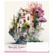 Зошит загальний "Aquarell dream" 036-3289L-4 у лінію, 36 аркушів (036-3289L-4)