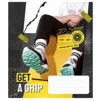 Зошит загальний "Get a grip" 048-3304L-1 у лінію, 48 аркушів (048-3304L-1)