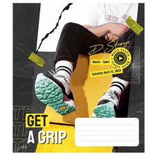 Зошит загальний "Get a grip" 048-3304L-1 у лінію, 48 аркушів (048-3304L-1)