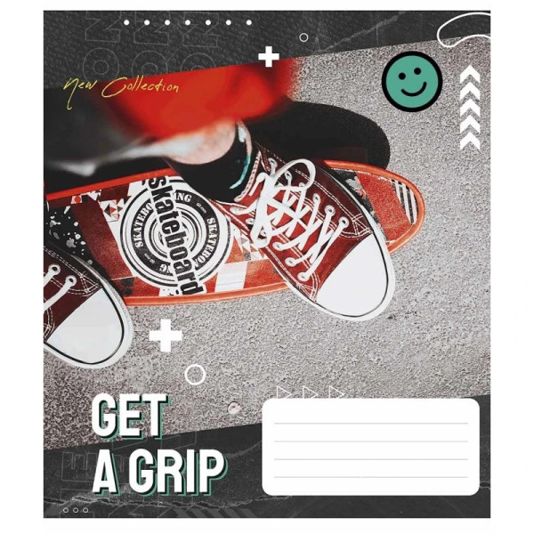 Зошит загальний "Get a grip" 048-3304L-2 у лінію, 48 аркушів (048-3304L-2)