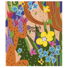 Зошит загальний "Summer is Here" 080-3225K-3 в клітинку, 80 аркушів (080-3225K-3)