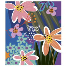 Зошит загальний "Summer is Here" 080-3225K-5 в клітинку, 80 аркушів (080-3225K-5)