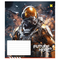 Зошит учнівський "Future is Here" 012-3417K-3 в клітинку, 12 аркушів (012-3417K-3)